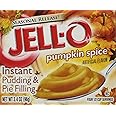 Kraft Jell-O Instant Pudding & Pie Filling, Pumpkin, 3.4-Ounce Boxes (Pack of 3)