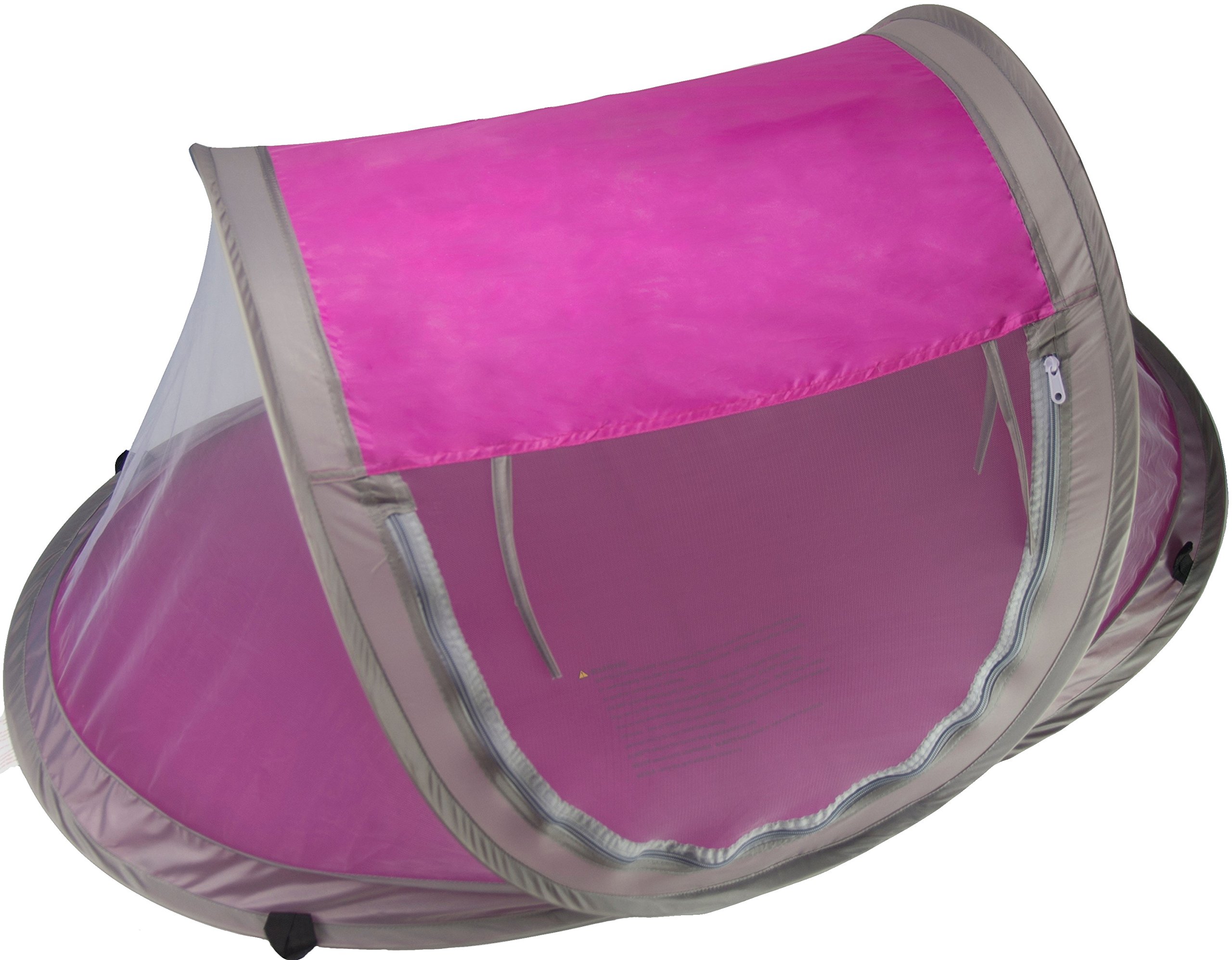 pink travel cots