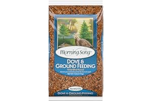 Morning Song Dove & Ground Feeding Wild Bird Food, Quail, Pigeon and Dove Food Seed Mix for Outside Feeders, 7-Pound Bag