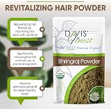 Davis Finest Organic Bhringraj Powder 100g for Hair Growth Scalp Health view 6