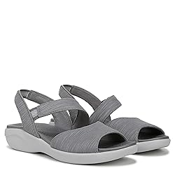 LifeStride Women's Cheerful Sandal Graphite 8 M