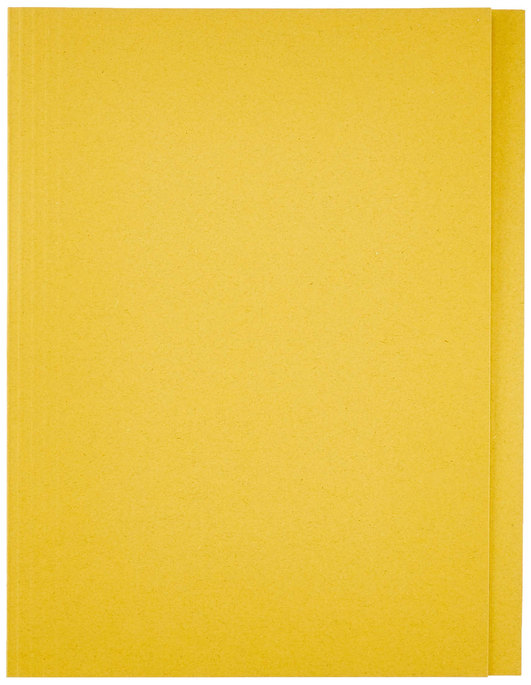 5 Star Office Square Cut Folder Recycled Pre-punched 250gsm A4 Yellow [Pack 100]