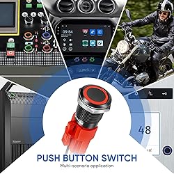 XINYIELE 16MM Latching 12V Push Button Switch On