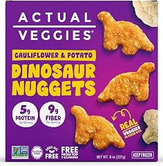 Actual Veggies Cauliflower & Potato Dinosaur Nuggets, 8 Oz
