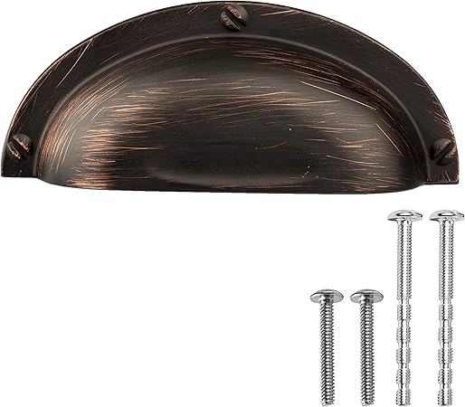 Oil Rubbed Bronze Kitchen Cabinet Pulls 3 Inch Industrial Design