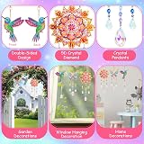 Jovicos Diamond Art Wind Chimes Kit 3 Pcs DIY Pendant Crafts for Girls view 3