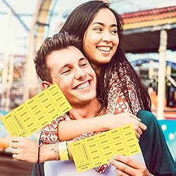Kosiz 1000 Sheet 20 Bid Raffle Tickets Chinese