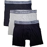 Calvin Klein Men`s Cotton Modal Boxer Briefs 3 Pack (B(NP2527-901)/G, X-Large)