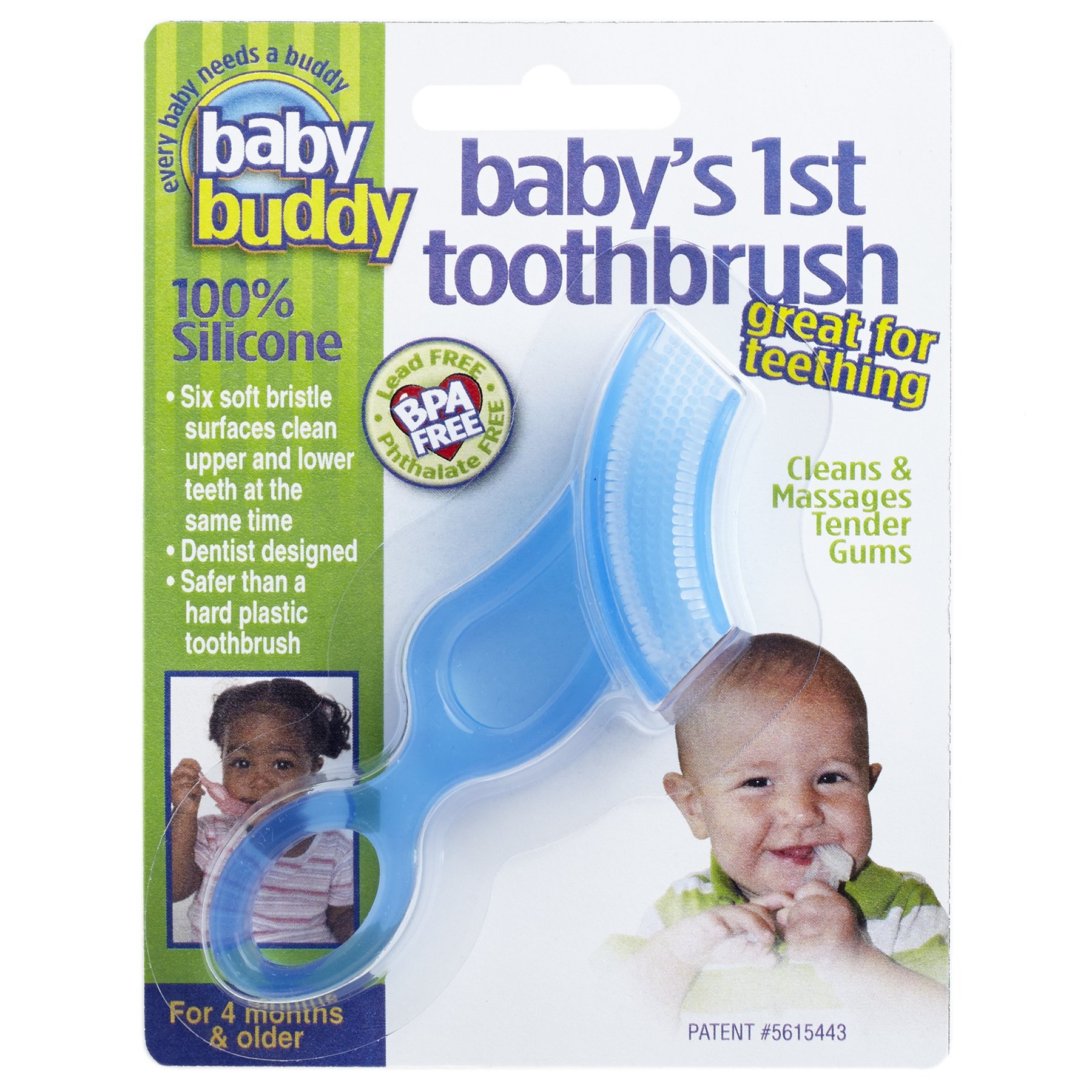 Baby Buddy Baby's 1St Toothbrush Stage 4 For Babies/Toddlers Kids Love