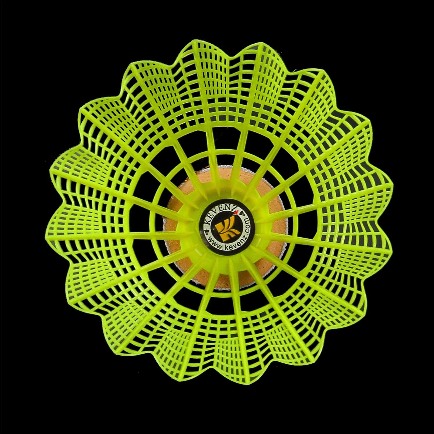 KEVENZ 12-Pack Advanced Nylon Feather Shuttlecocks, 77 Grains-High Speed Badminton Balls (Yellow, Nylon) : Sports & Outdoors