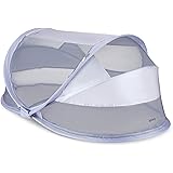 Joovy Gloo Infant Travel Bed, Portable Tent, Baby Tent, Regular Size, Metallic Silver
