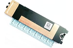 Fleshy Leaf Slot 2 M.2 2280 SSD Heatsink Cover Thermal Heat Shield Replacement for Dell XPS 15 9500 9510 Precision 5550 5560 