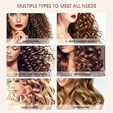 janelove 6 in 1 Hair Curler Set with 5 Interchangeable Ceramic Barrels view 2