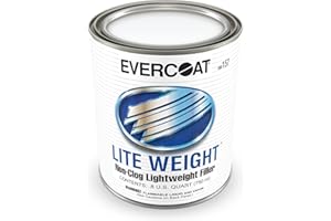 Evercoat Lite Weight Body Filler - Clog-Free Body Filler for Aluminum, Fiberglass & More - 25.36 Fl Oz
