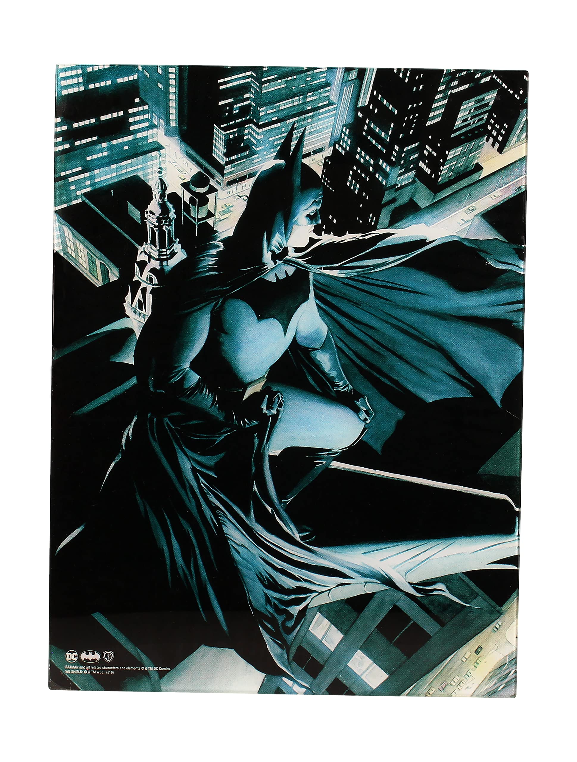 pyramid intl Crystal Batman Watcher Glass Poster DC Universe Official Merchandising Ornaments Furniture Stickers Home Decoration, Multi-Colour (Multi-Colour), Single