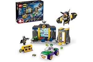 LEGO DC Batman: The Batcave with Batman, Batgirl & The Joker, Fun Super Hero Toy, Gift for Kids Ages 4 and Up with Batman Action Figures, 76272