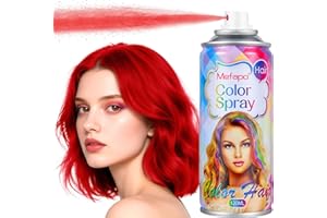 KENINA Red Hair Spray,Red Temporary Hair Color Spray for Kids Women, Washable Temporary Hair Dye, Hair Color Wax Natural Hair Strong Style Gel Cream for Party,Halloween,Cosplay(4.06oz)