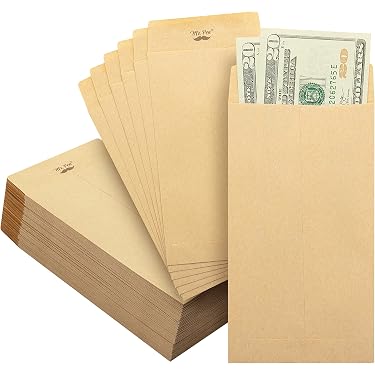 Qualty Park 50162 Kraft Con and Small Parts Envelope Sde Seam #1