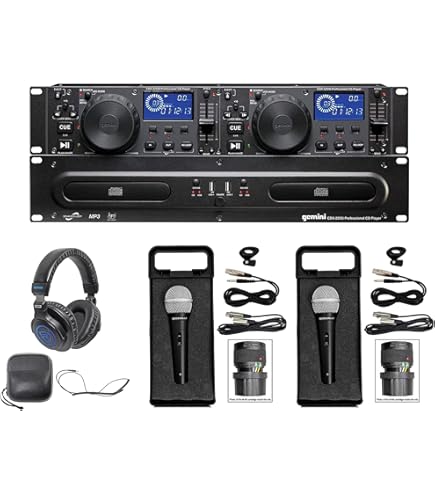Amazon.com: Gemini CDX-2250i Pro DJ Dual Two Deck Rack Mount CD