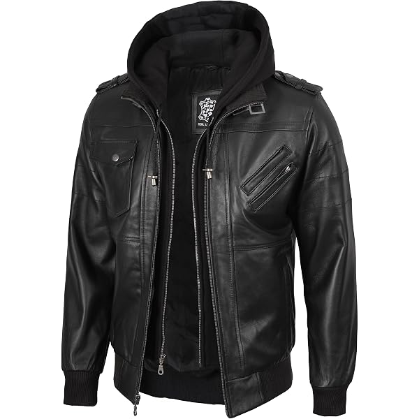 Genuine White Leather Sleeve Letterman Varsity Jacket - Men's Wool & Leather College Style Retro Snap Button Jacket - View #8