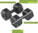 Yaheetech 2x8kg Dumbbells Set Hex Rubber Coated Home Gym Strength Training view 4