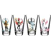 Star Wars Rebels Pint Glass Set - 16 oz. Glass Capacity - Set of 4 Glasses - Classic Shape