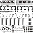 Wollvon Full Cylinder Gasket Set with Head Bolts HS26423PT TCS46169 ES72200 Compatible with Chrysler 300 Dodge Challenger Charger Durango Ram 1500 2500 3500 Grand Cherokee 5.7L V8