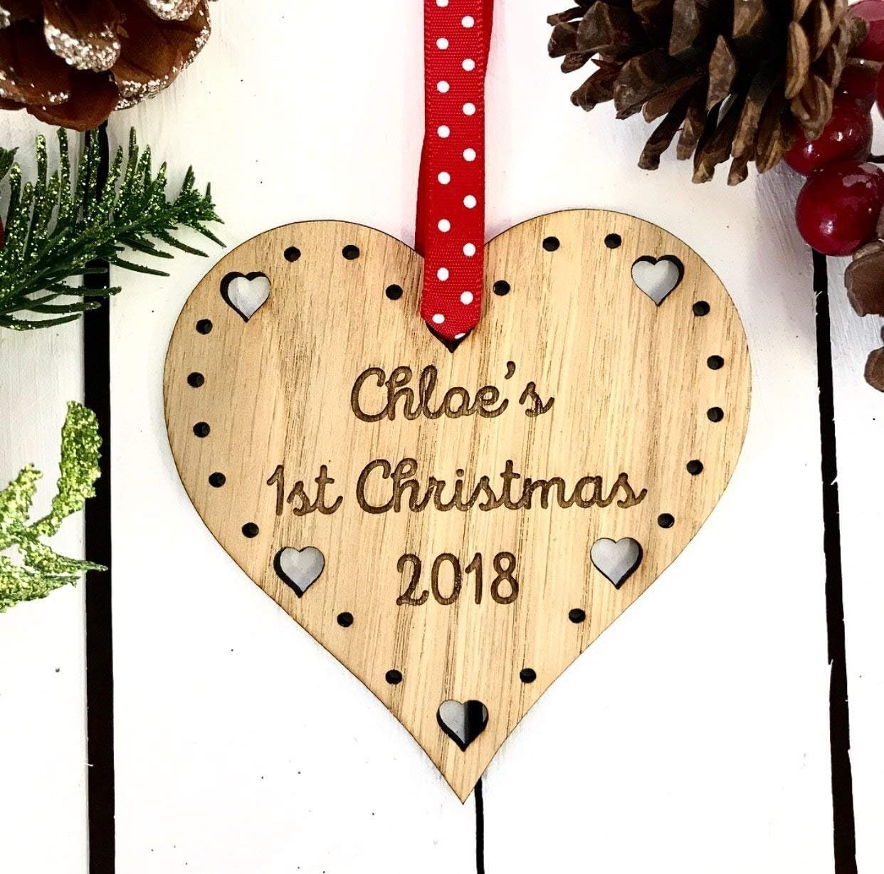 baby's first christmas bauble 2018