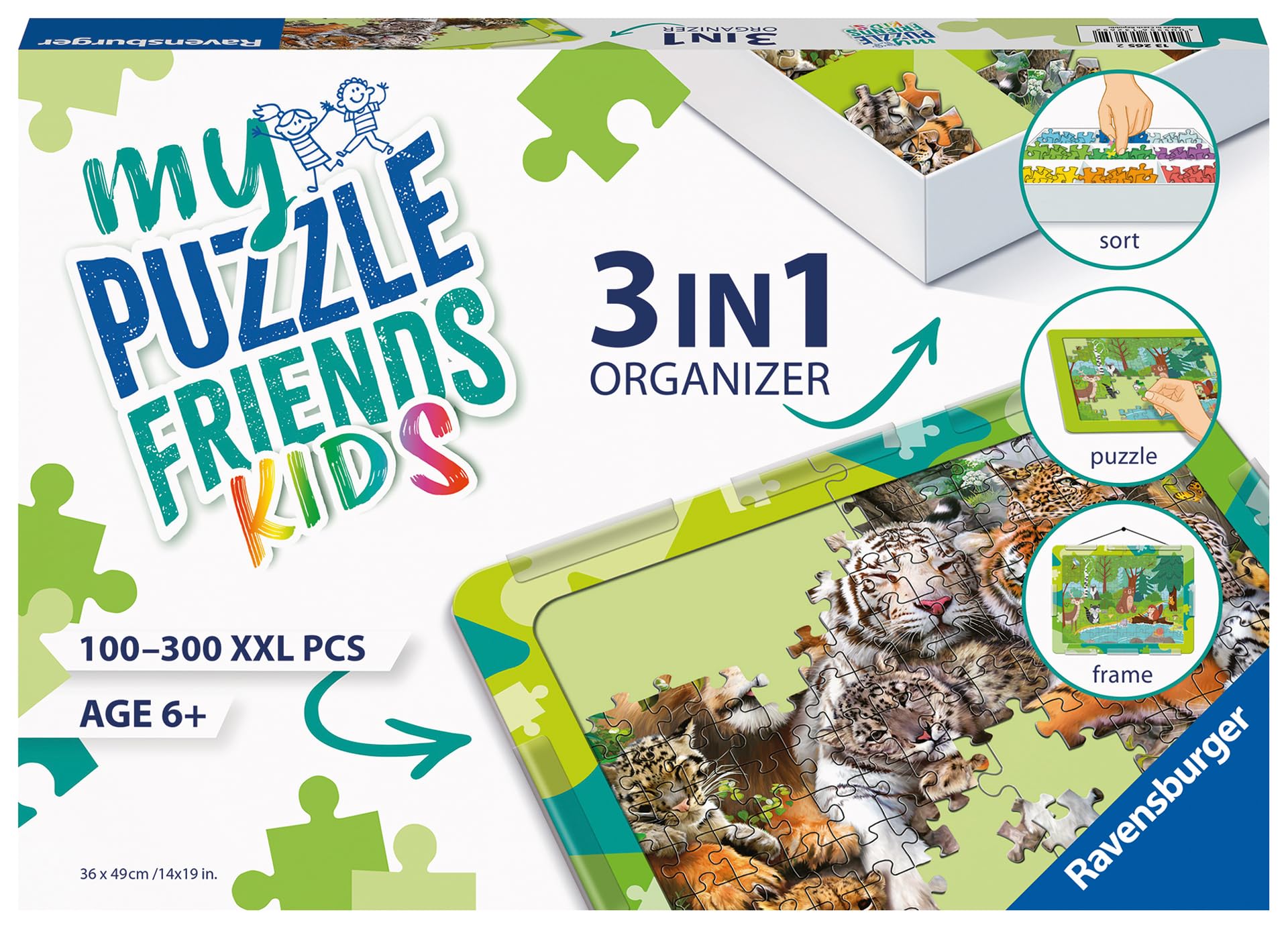 Ravensburger Friends Kids 3-in-1 Organizer Jigsaw Puzzle Accessories for Children Age 6 Years Up