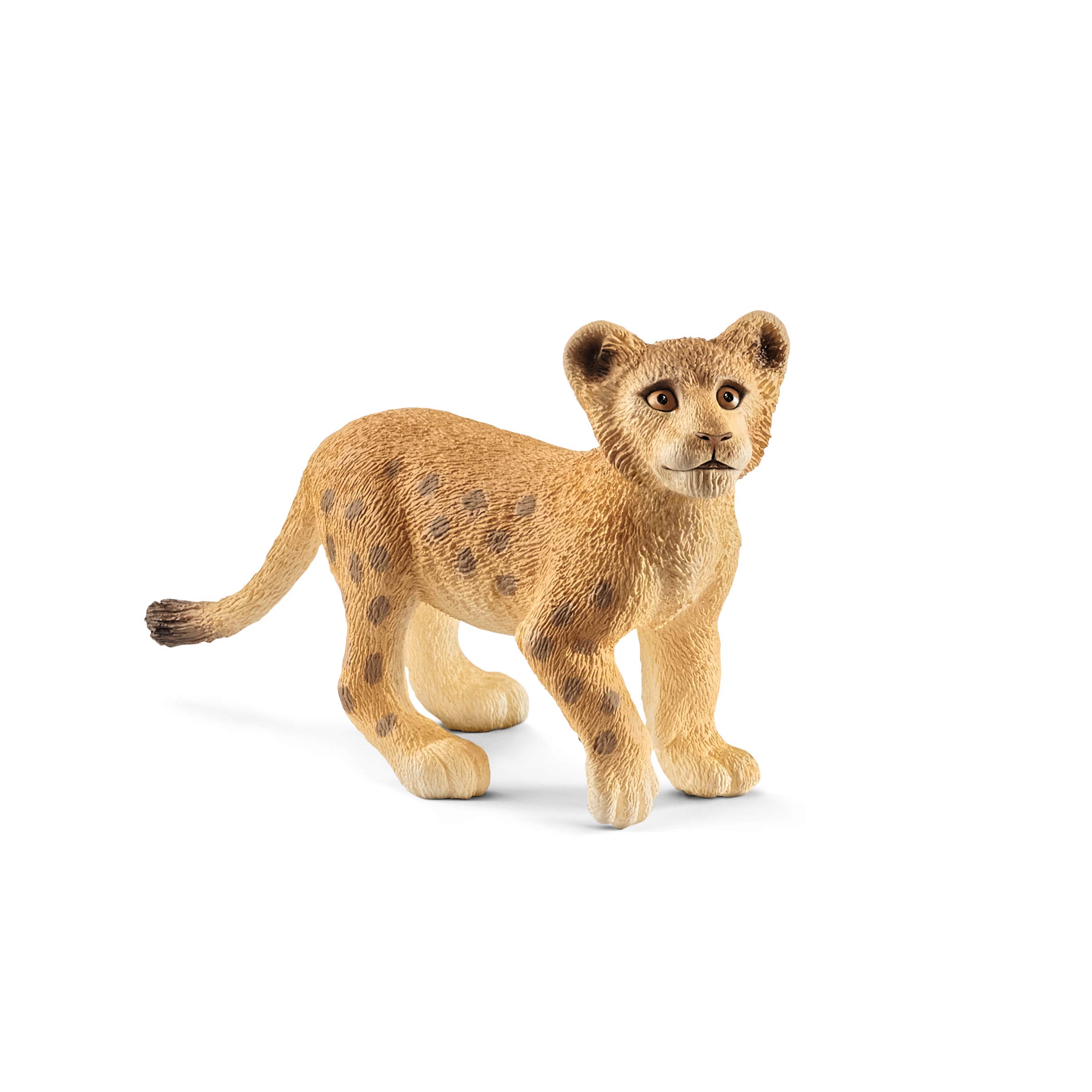 Schleich 14813 Lion cub Wild Life Toy Figurine for children aged 3-8 Years