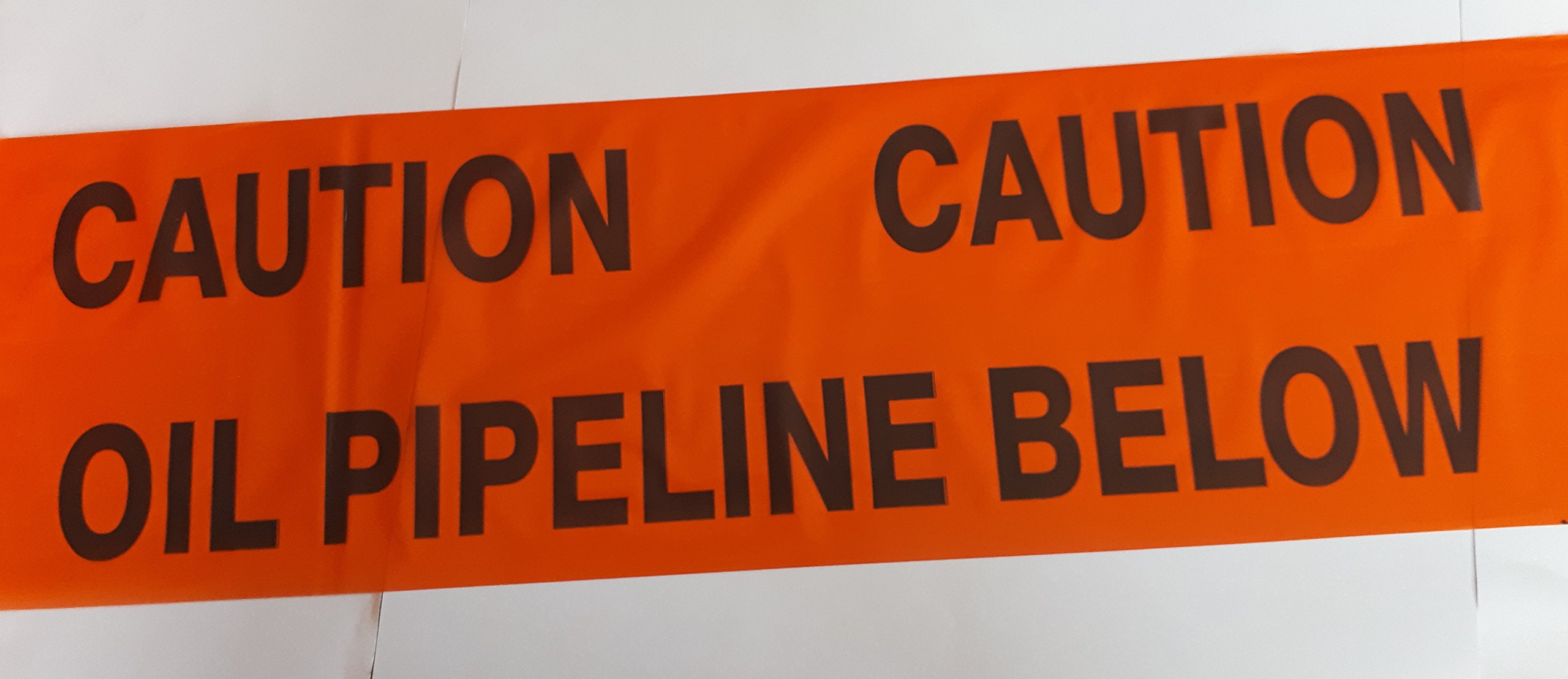 Ali's DIY Oil Pipeline Below Warning Tape - 25 Metre Custom Cut Length