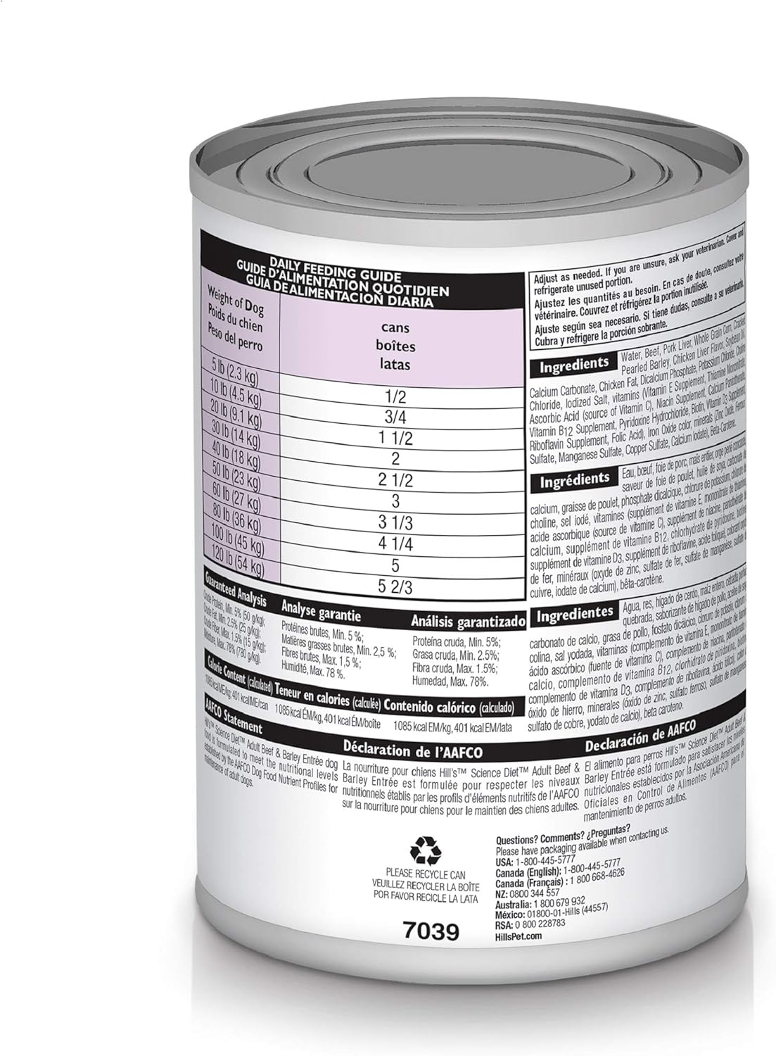 science diet beef and barley