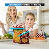 HASSULE 16 Pcs Food Bag Clips 4 Sizes & Colors - Keep Food Fresh view 5