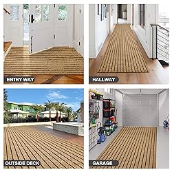 BESTVUE 2' x 80' Runner Rugs with Rubber