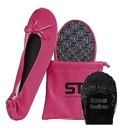 Silky Toes Foldable Flats for Women Purse Ballet