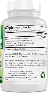 Best Naturals Gymnema Sylvestre 500 mg 120 Capsules Pure 5:1 Extract view 4