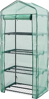 Taylor & Brown 4 Tier Greenhouse Cover Reinforced PVC 69x49x160cm Replacement view 2