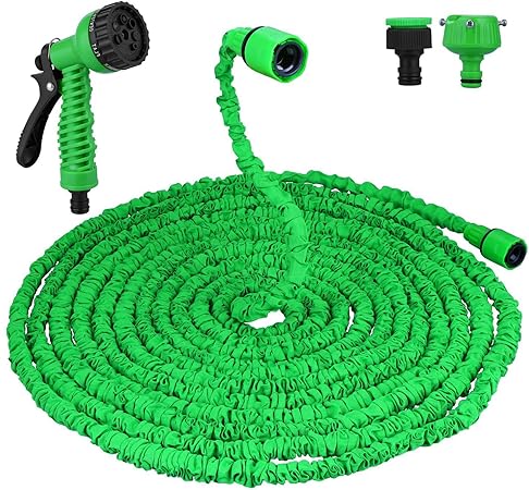 Vegbirt Flexibler Gartenschlauch 100 Ft 30m Flexischlauch Wasserschlauch Schlauch Flexi Dehnbarer Wasserschlauch Update Grun Gartenschlauch Amazon De Garten