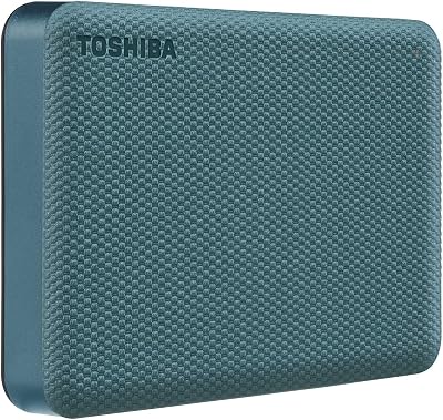 Toshiba Canvio Advance 4TB Portable External Hard Drive USB 3.0 Green