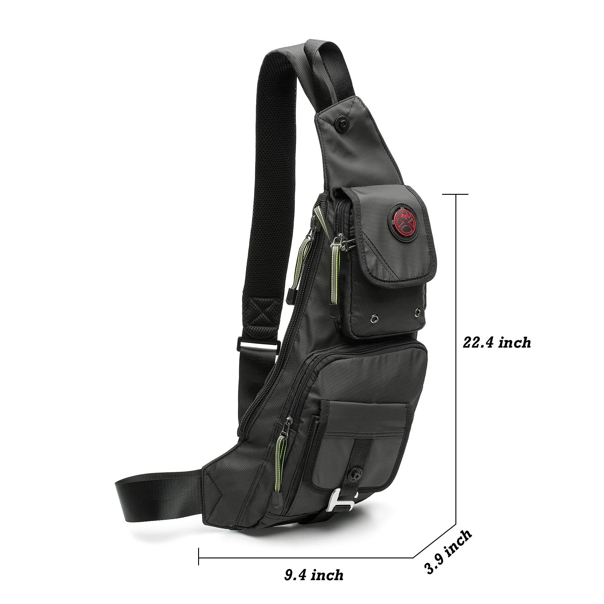 NICGID Sling Bag Chest Shoulder Backpack Crossbody Bags Casual Daypack for Men Women