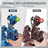 ERYONE Silk Dual Color PLA Filament 1.75mm Blue Green +/-0.03mm 1KG 3D Printer view 5