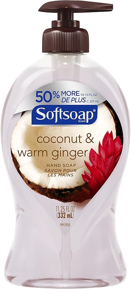 softsoap coconut & warm ginger hand soap