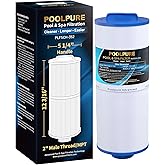 POOLPURE 5CH-352 Spa Filter Replaces PPM35SC-F2M, Marquis Spa 20042, 20092, 70-0240, 370-0242, 370-0243, Filbur FC-0196, 2" Male Thread/MPT Hot Tub Filter, 1 Pack