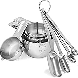 Morgenhaan 8-piece Lifetime Measuring Cups & Spoons Set with Forever Handles