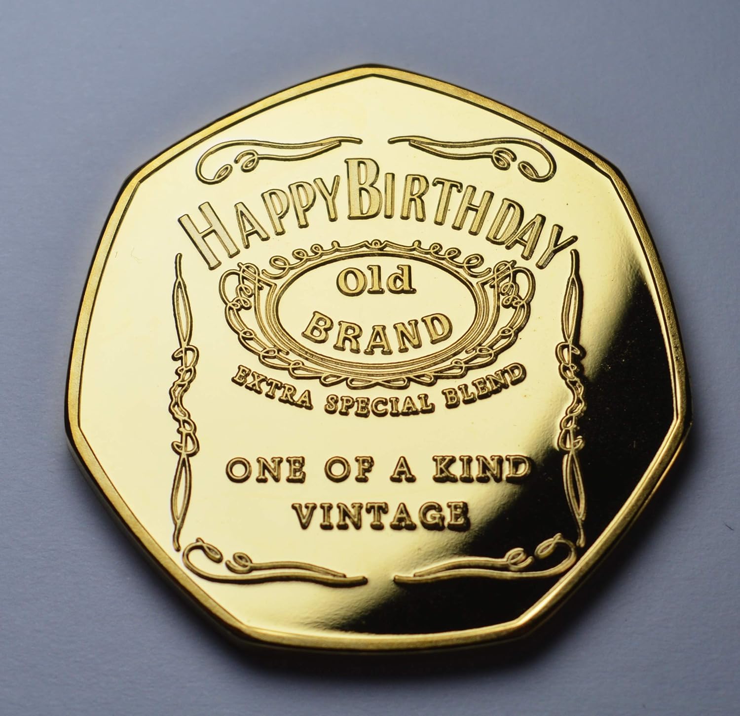 The Commemorative Coin Company HAPPY BIRTHDAY 24ct Gold 'OLD BRAND WHISKY' Commemorative. Unique Gift/Present Party/Celebration Ideas. Whisky/Bourbon - Image 4