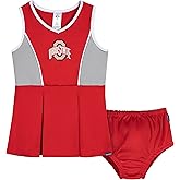 Gerber Baby Girls' Toddler NCAA College Team Cheer Dress & Bloomer Set
