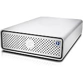 G-Technology 12TB G-DRIVE with Thunderbolt 3 and USB-C Desktop External Hard Drive, Silver - 0G05383-1