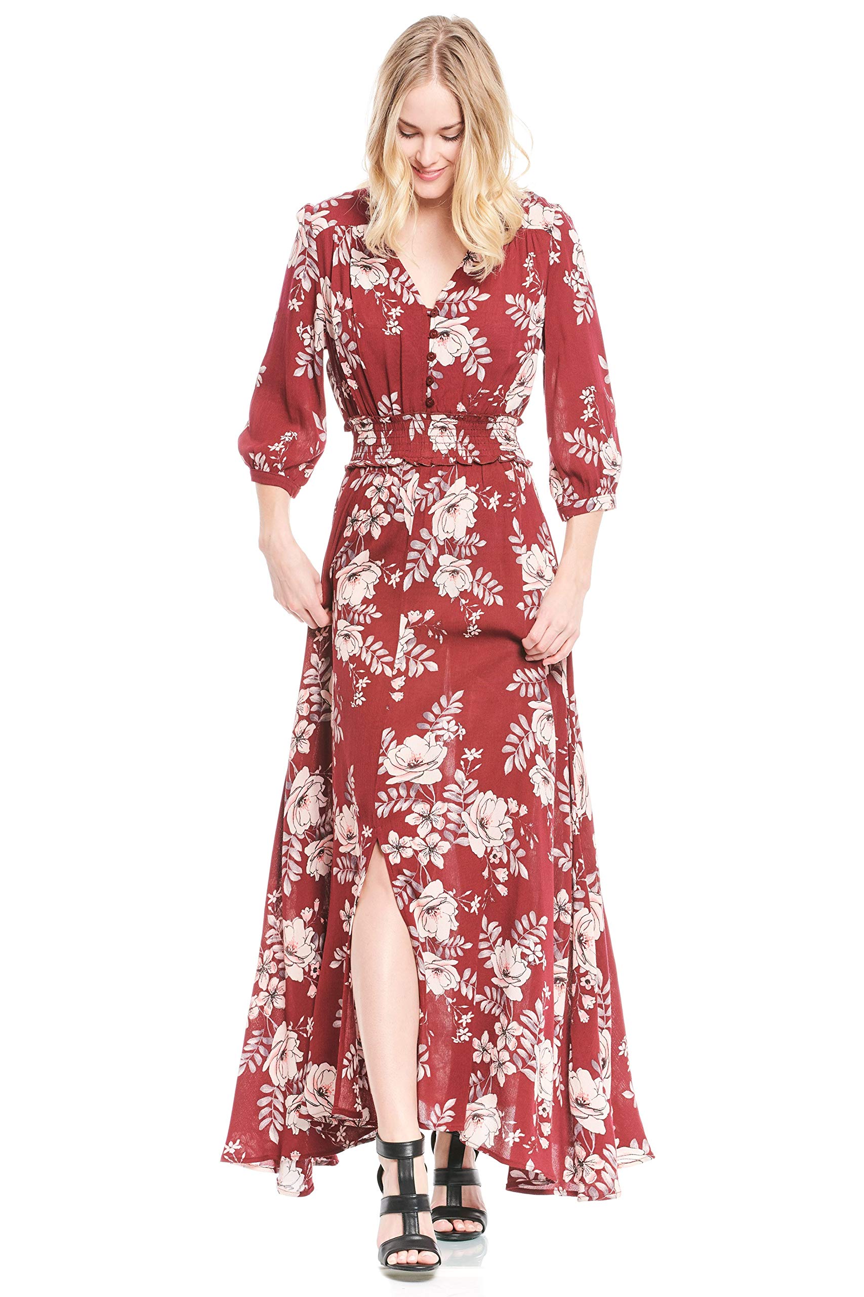 flowy boho maxi dress