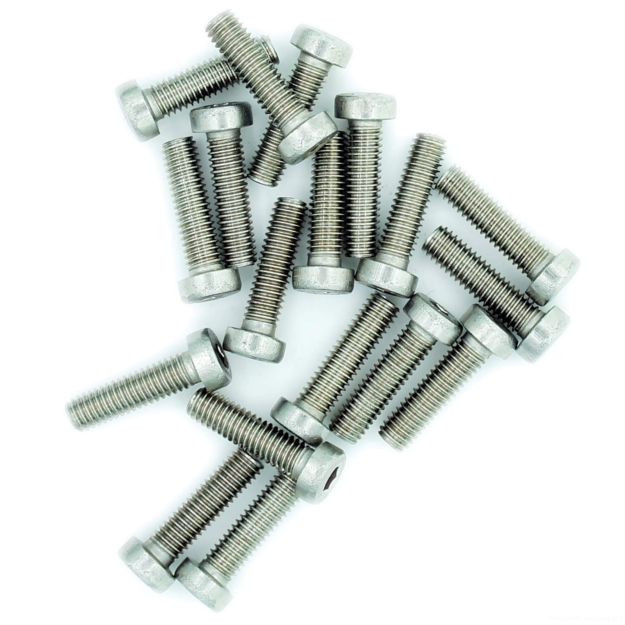 M6 (6mm x 35mm) Hex Socket Cap Screw (Bolt) (Low Head) - Stainless Steel (A2) (Pack of 20)