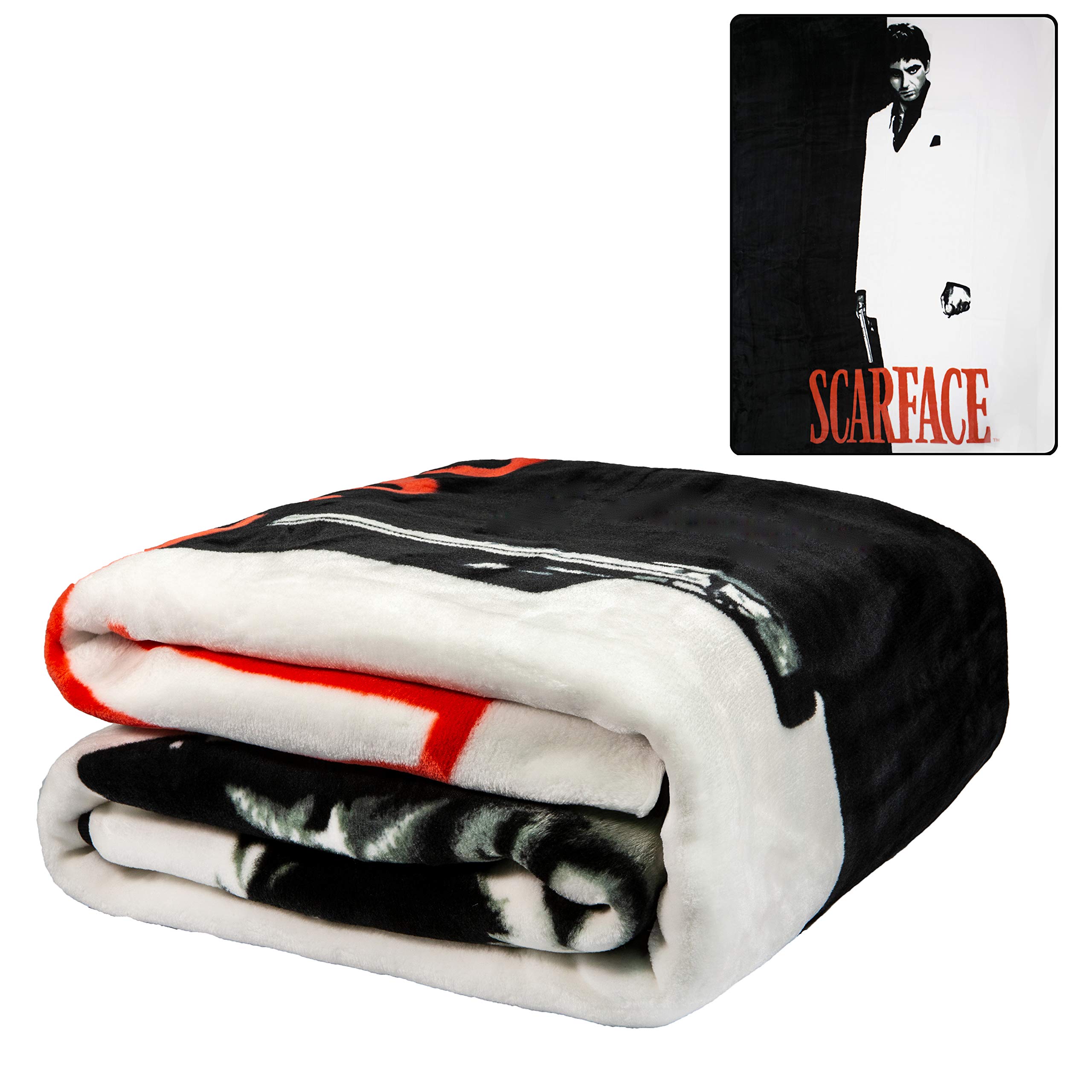 Luxuary Plush Black White Red Scarface Tony Montana Blanket Throw Queen Or Full Bed Buy Online In Kuwait At Desertcartcomkw Productid 5814022 Luxuary Plush Black White Red Scarface Tony Montana Blanket Throw Queen Or Full Bed Buy Online In Kuwait At Desertcartcomkw Productid 5814022